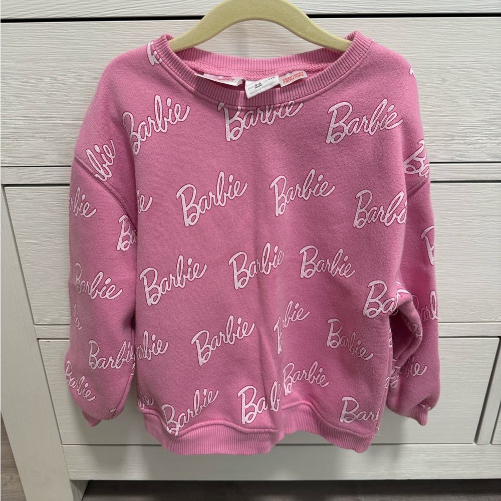 Zara toddler Barbie sweater size 5-6